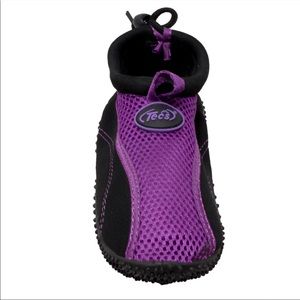 Tecs Womens Purple/Black Athletic Water Sneaker Mesh
